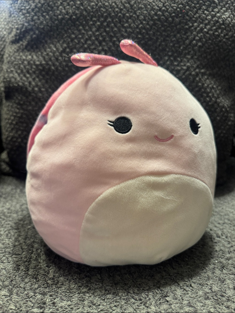 Squishmallows Pink & Cream Cute Round Plush